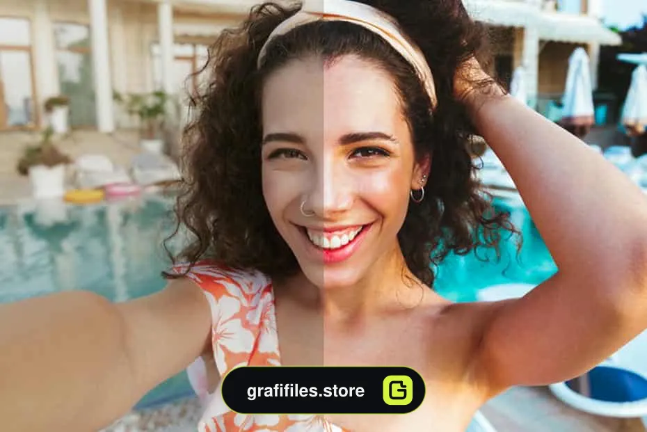 پریست روتوش عکس سلفی در لایت روم موبایل - SELFIE Mobile Lightroom Presets - 2 پریست سلفی