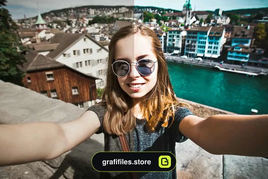 پریست روتوش عکس سلفی در لایت روم موبایل - SELFIE Mobile Lightroom Presets - 6 پریست سلفی - 5
