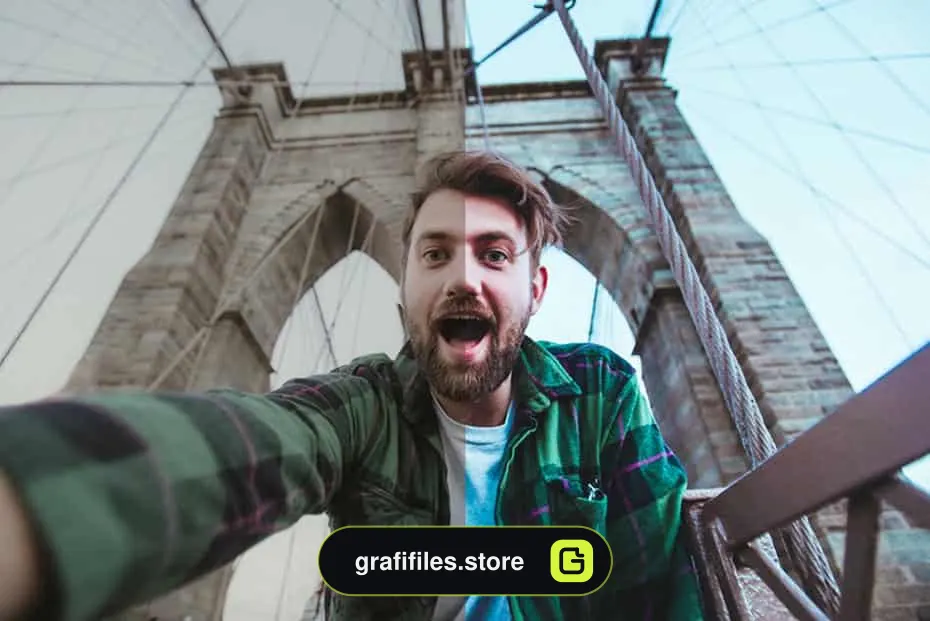 پریست روتوش عکس سلفی در لایت روم موبایل - SELFIE Mobile Lightroom Presets - 12 پریست سلفی - 11