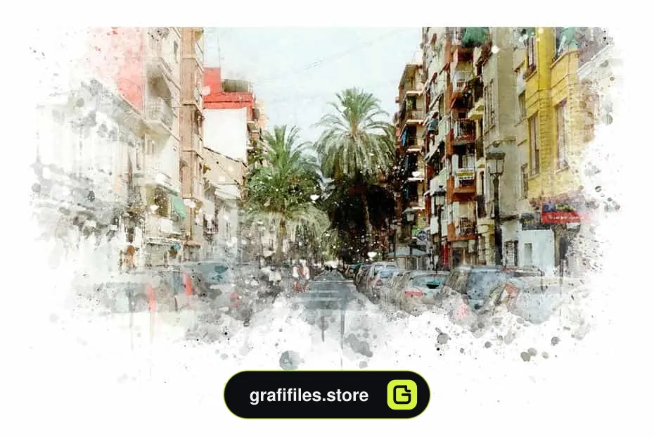 اکشن آبرنگ فتوشاپ