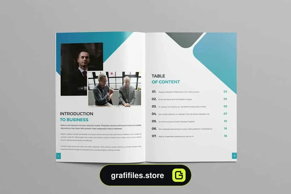 فایل لایه باز بروشور A4 Brochure Template