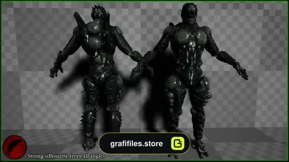 Alien Horror Gliomorph برای آنریل انجین - 5