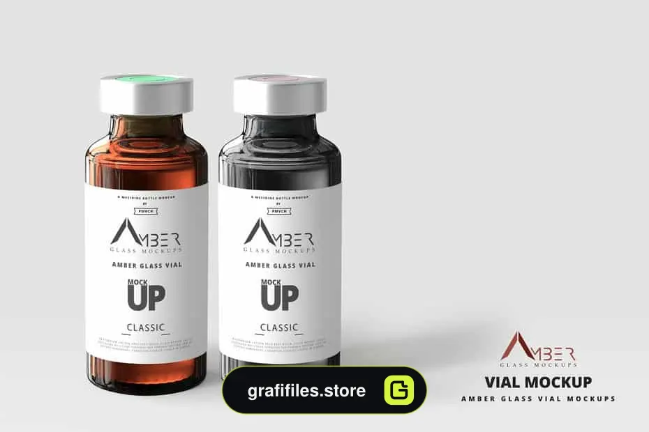 موکاپ شیشه آمپول