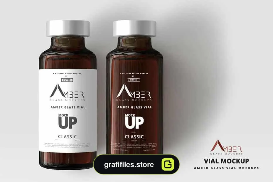 موکاپ شیشه آمپول