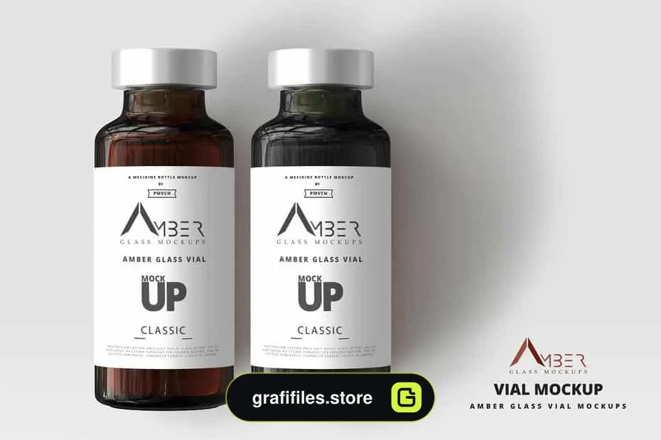 موکاپ شیشه آمپول
