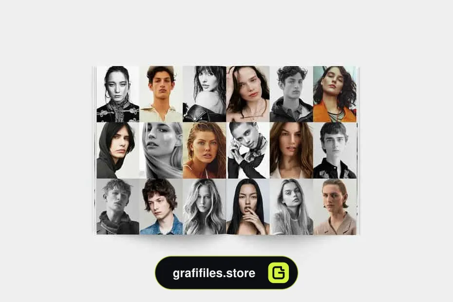 دانلود قالب آماده ایندیزاین آلبوم عکس Anna Lookbook - 10 قالب آماده ایندیزاین آلبوم عکس - 9