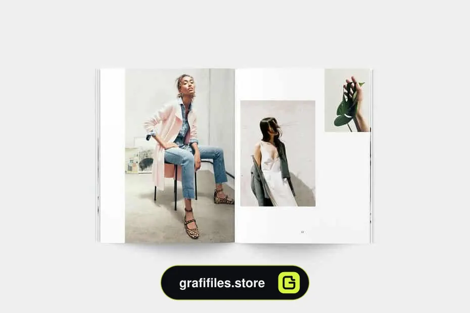 دانلود قالب آماده ایندیزاین آلبوم عکس Anna Lookbook - 12 قالب آماده ایندیزاین آلبوم عکس - 11