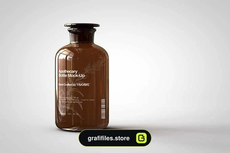 موکاپ شیشه دارو