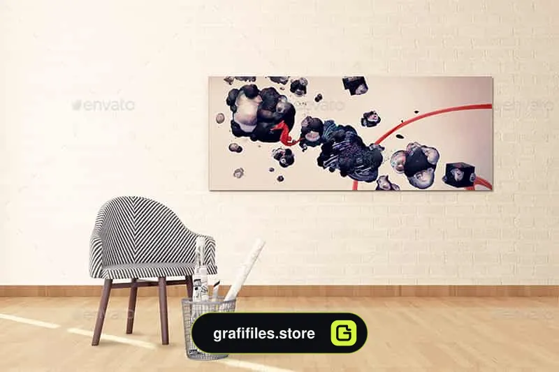 موکاپ میز کار Interior Work Desk V2