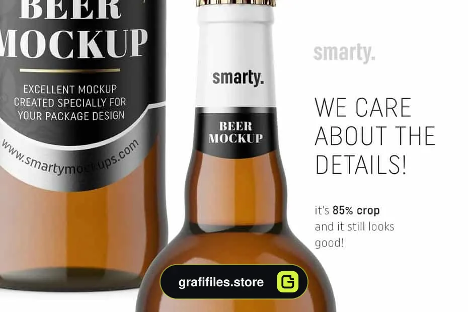 موکاپ بطری نوشیدنی Beer bottle