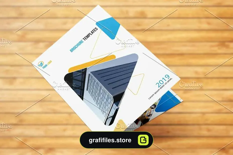 فایل لایه باز بروشور Bifold Business - 3