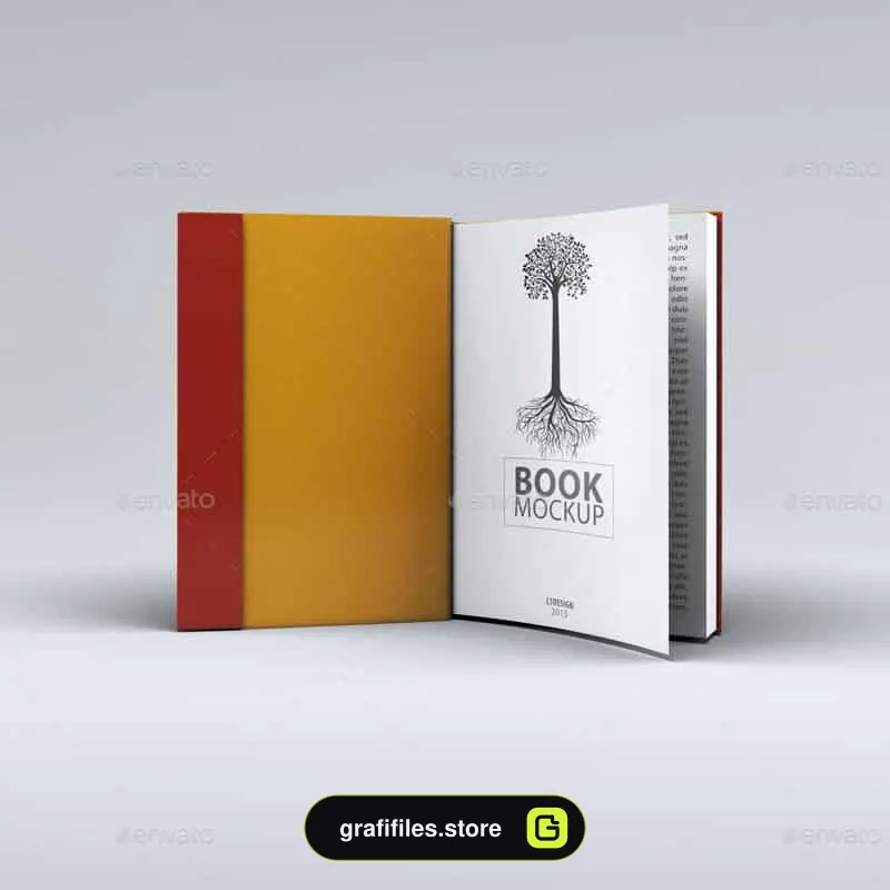 دانلود موکاپ کتاب Book Mock-Up