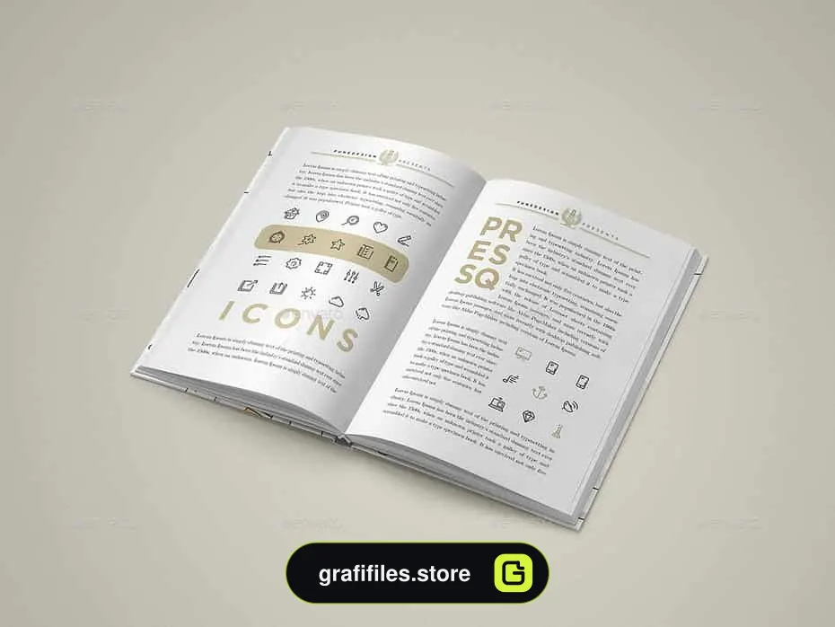موکاپ کتاب Book Mock-Up Set – 2