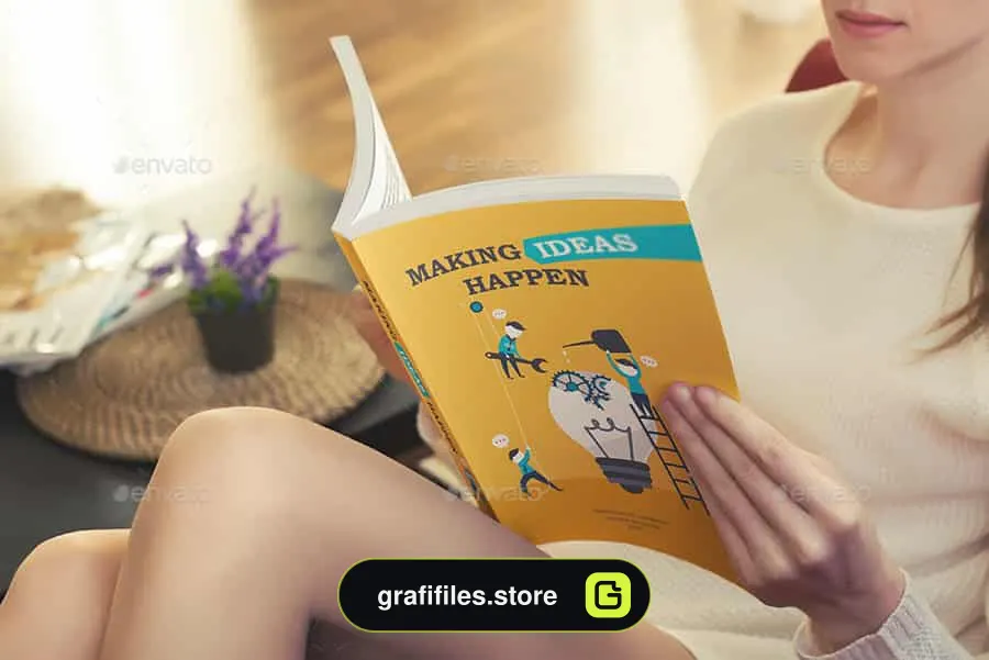 موکاپ کتاب Book Mock-Up / Soft Cover Edition