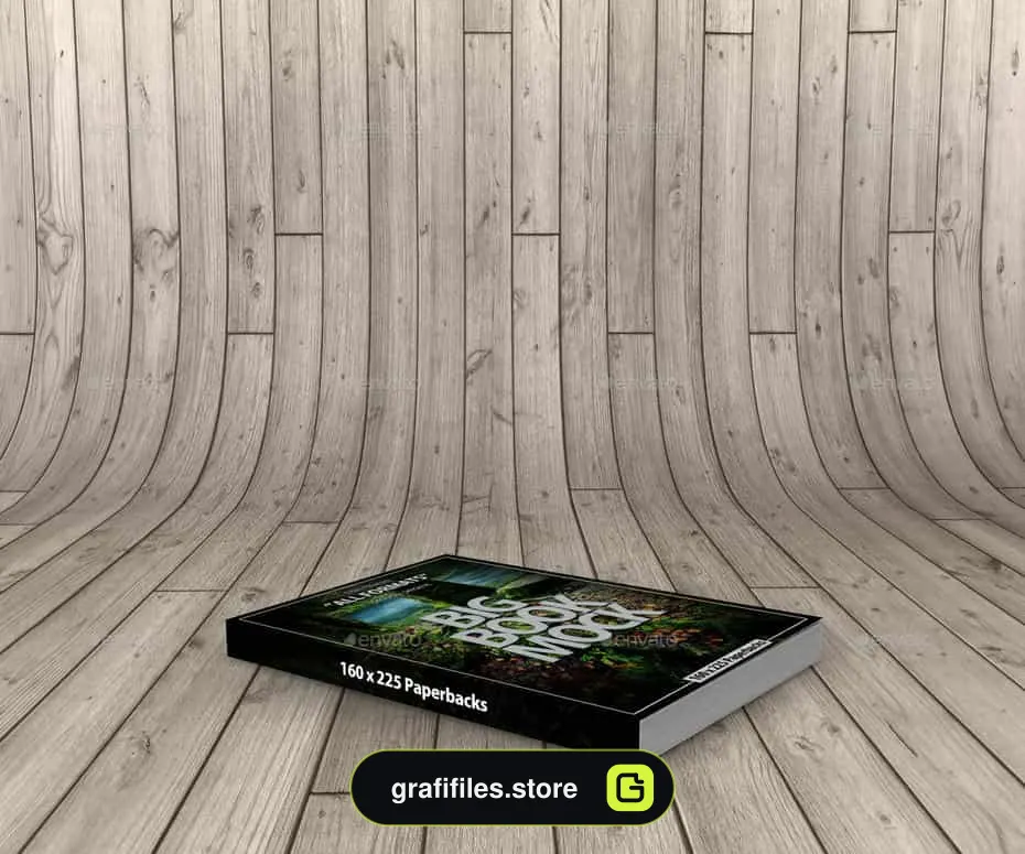 موکاپ کتاب Book Mockup Dimension