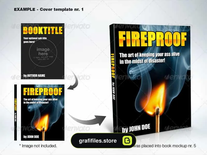 موکاپ کتاب Book Mockup HQ