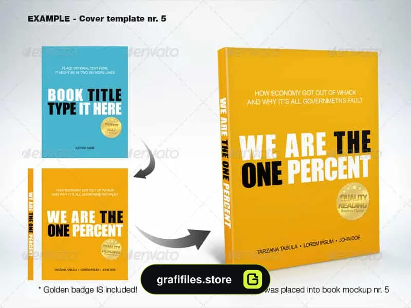 موکاپ کتاب Book Mockup HQ