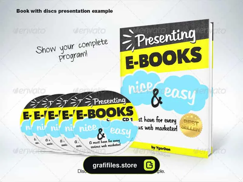 موکاپ کتاب Book Mockup HQ