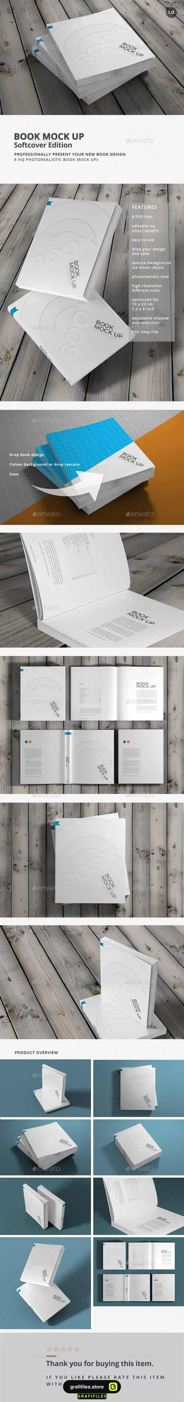 دانلود موکاپ کتاب Book Mockup