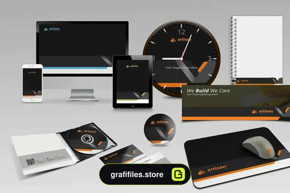 فایل لایه باز ست اداری Branding Identity - 23