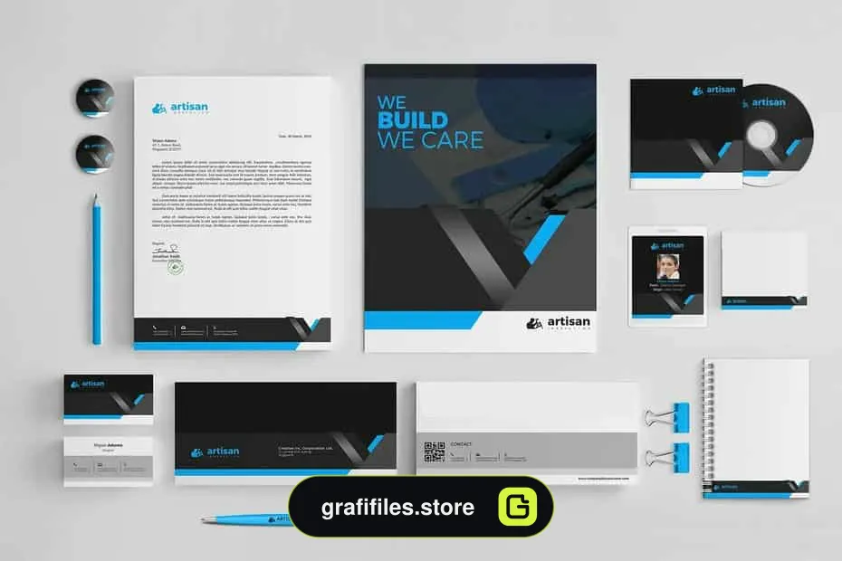 فایل لایه باز ست اداری Branding Identity