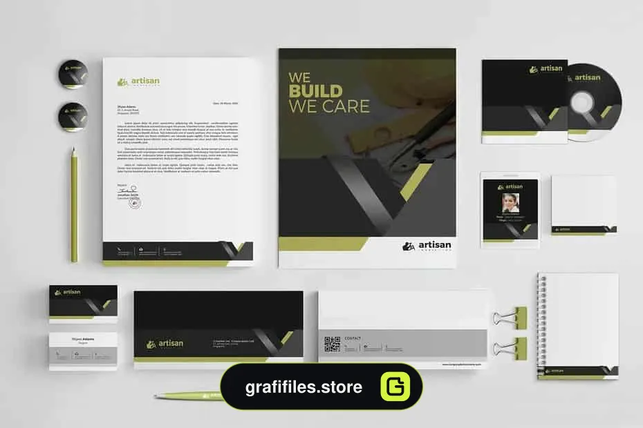 فایل لایه باز ست اداری Branding Identity