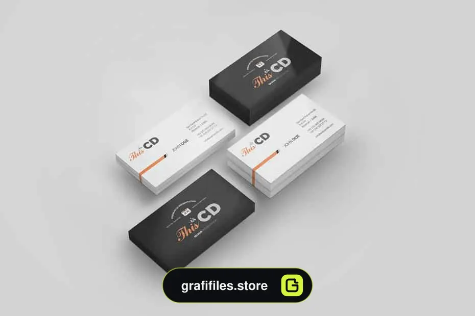 موکاپ کارت ویزیت Branding / Identity Card Mock-up 2
