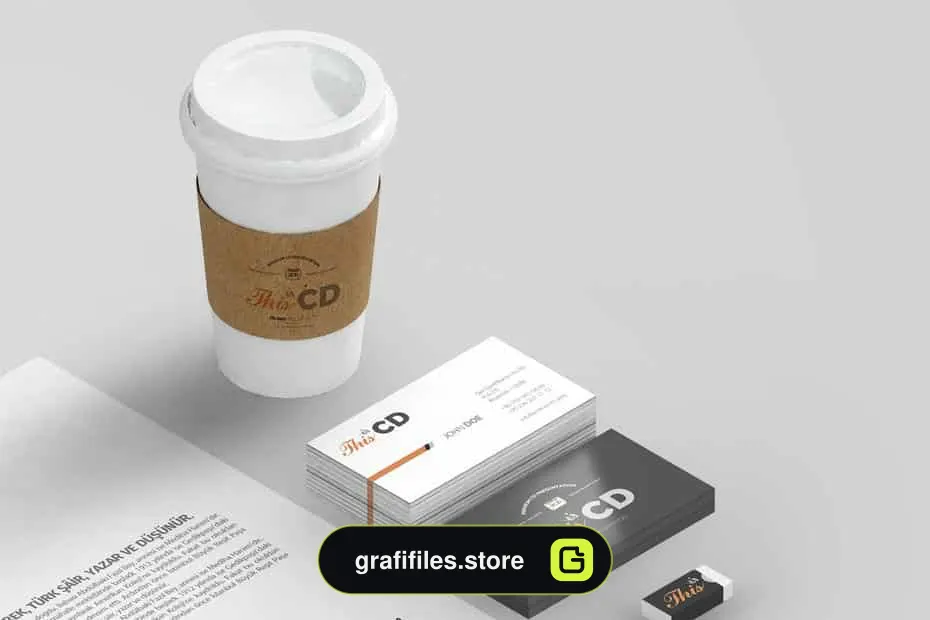 موکاپ ست اداری Branding / Identity Mock-up 2