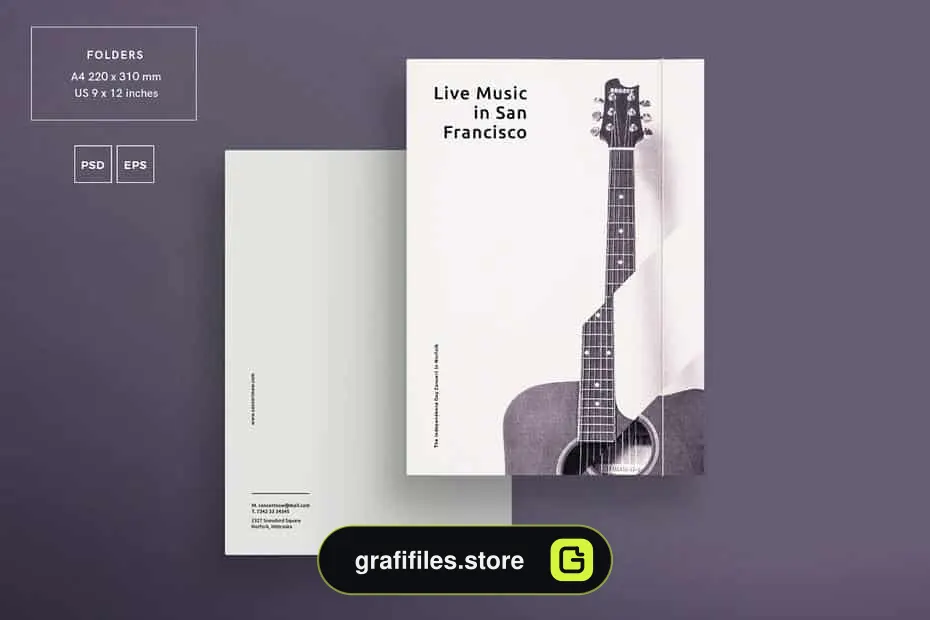 آگهی کنسرت موسیقی Branding Pack | Concert