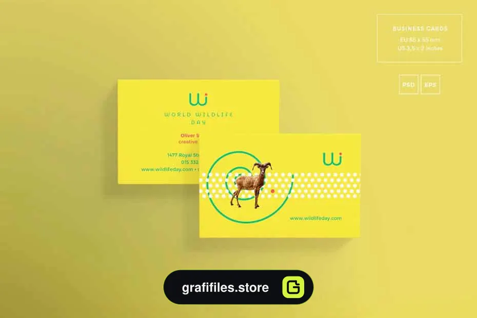 فایل لایه باز ست اداری Branding Pack | World Wildlife Day