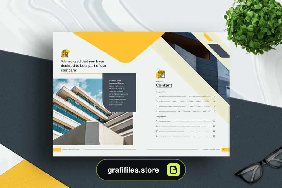 قالب آماده ایندیزاین بروشور Brochure Indesign Template