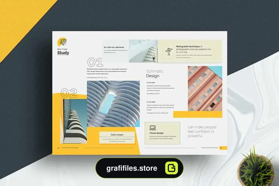قالب آماده ایندیزاین بروشور Brochure Indesign Template - 6