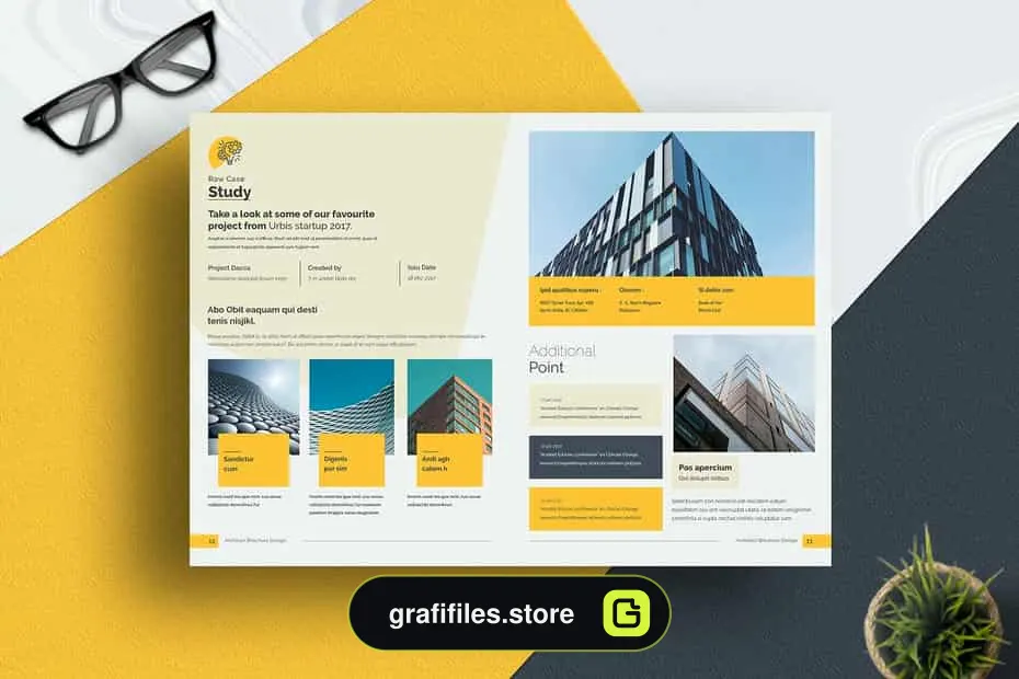 قالب آماده ایندیزاین بروشور Brochure Indesign Template - 8