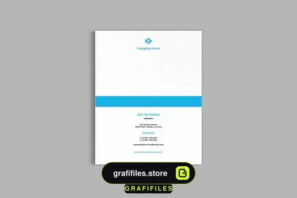 قالب ایندیزاین بروشور شرکتی Brocore