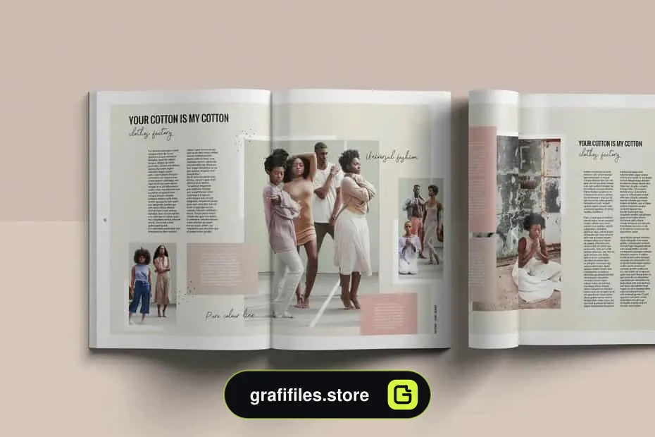 قالب ایندیزاین مجله Brooke Smith / Magazine Template