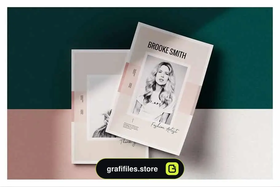 قالب ایندیزاین مجله Brooke Smith / Magazine Template
