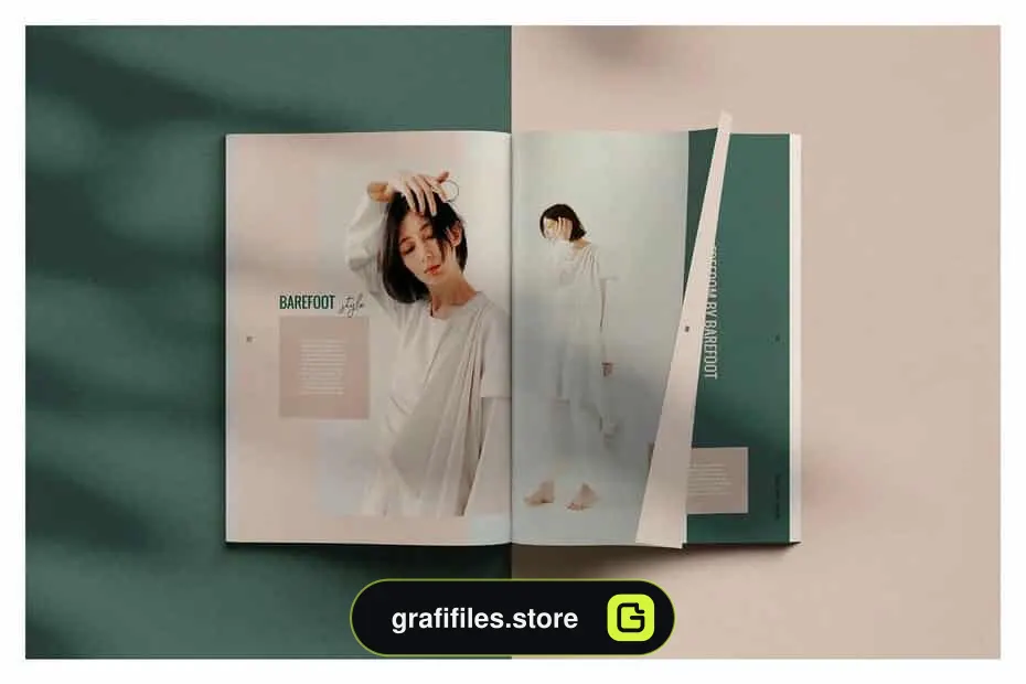قالب ایندیزاین مجله Brooke Smith / Magazine Template