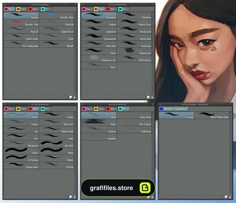 براش برای Clip Studio Paint
