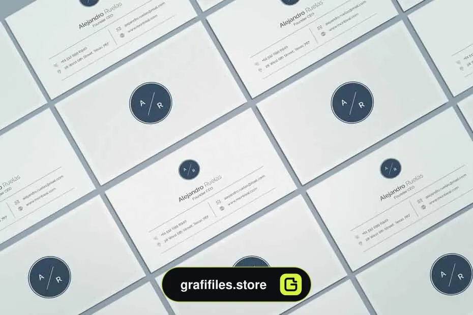 فایل لایه باز کارت ویزیت 13 Business Card