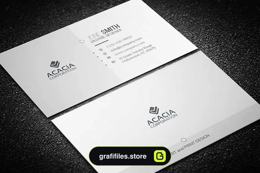فایل لایه باز کارت ویزیت Business Card 2