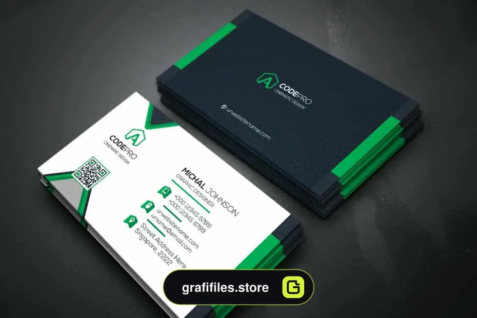 فایل لایه باز کارت ویزیت Business Card 21