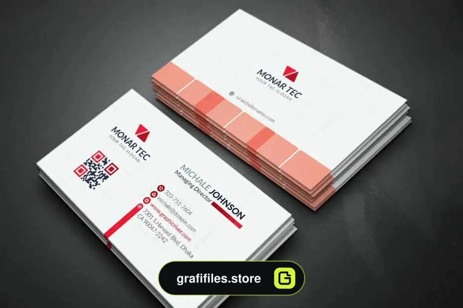 فایل لایه باز کارت ویزیت Business Card 24