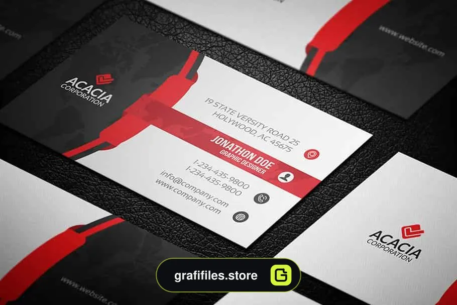 فایل لایه باز کارت ویزیت Business Card 6