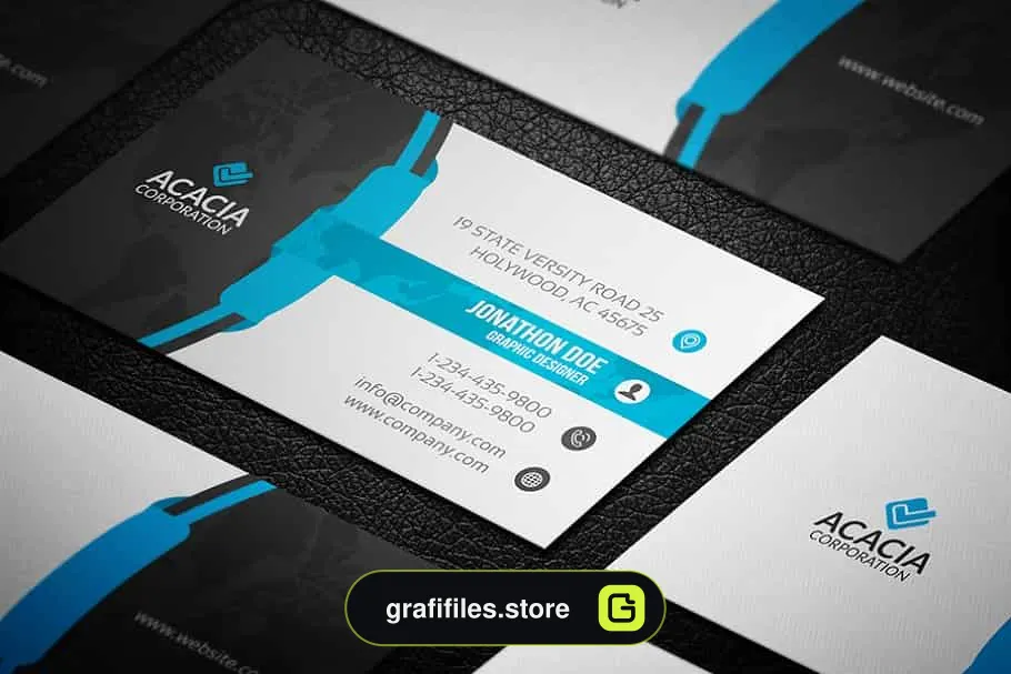 فایل لایه باز کارت ویزیت Business Card 6