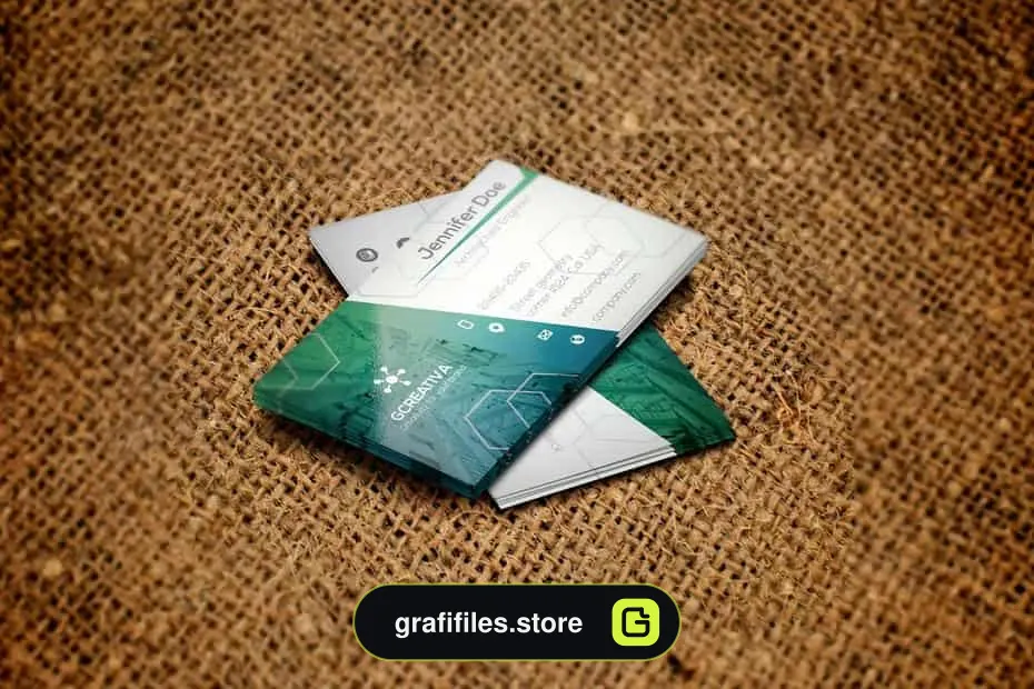 فایل لایه باز کارت ویزیت معماری