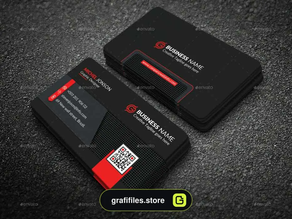 فایل لایه باز کارت ویزیت Business Card Bundle