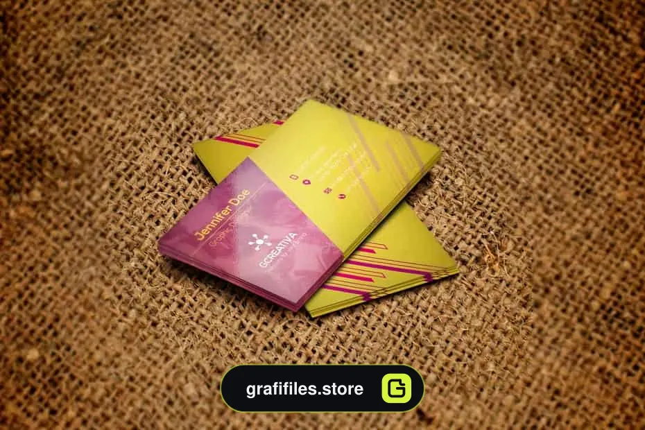 فایل لایه باز کارت ویزیت Business Card Designer
