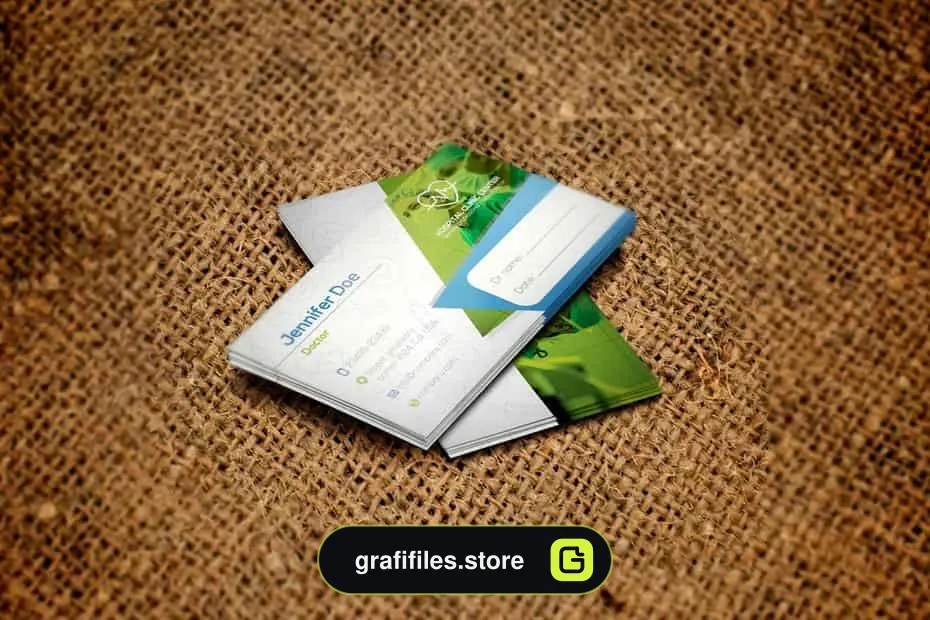 فایل لایه باز کارت ویزیت پزشکی