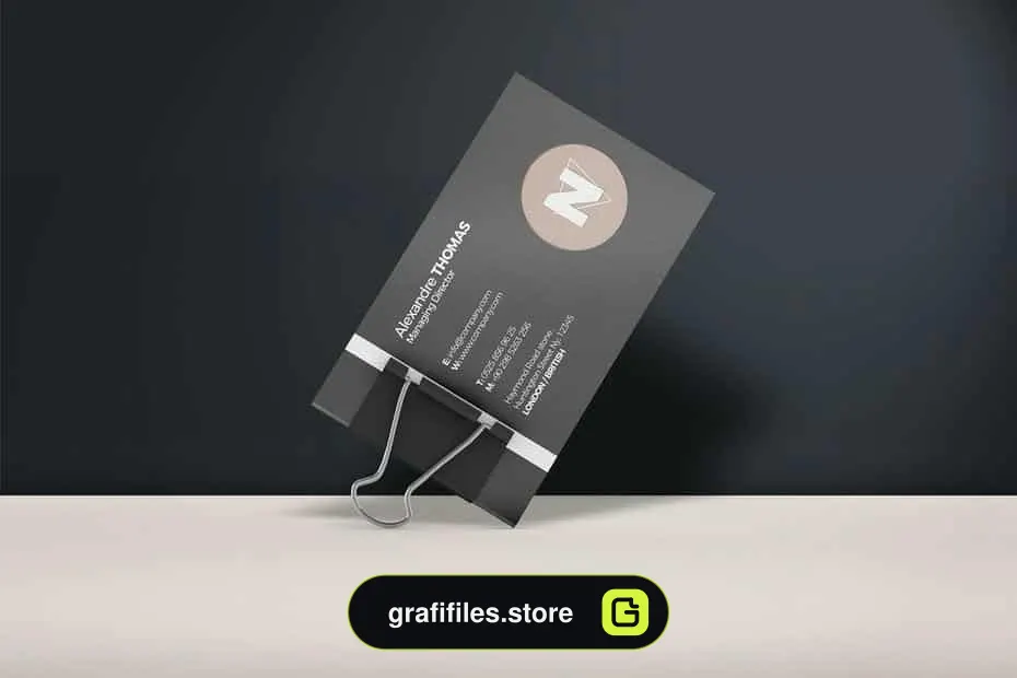 موکاپ کارت ویزیت Business Card Mock-Up 5