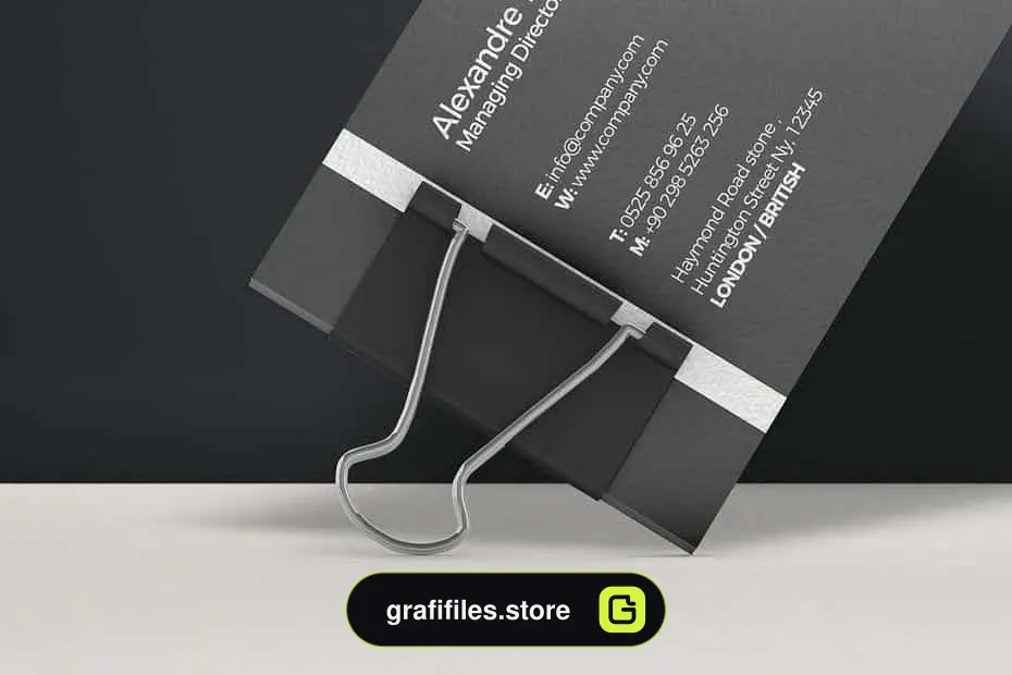موکاپ کارت ویزیت Business Card Mock-Up 5